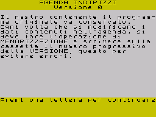 Agenda