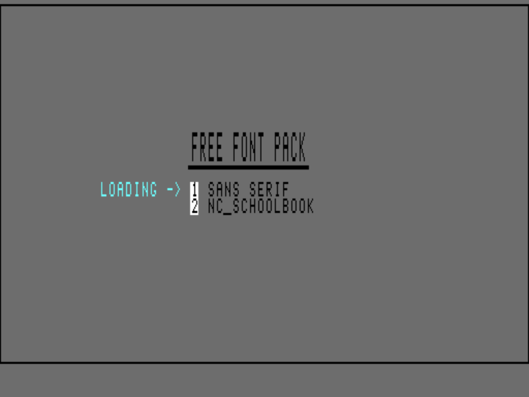 Font Pack FREE 2