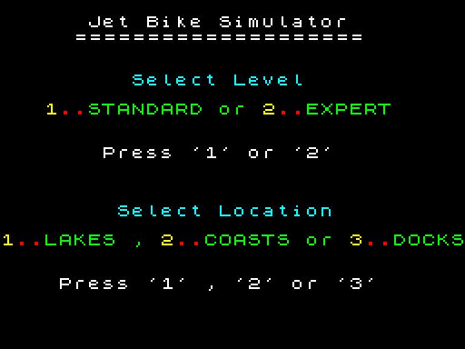 Jet Bike Simulator