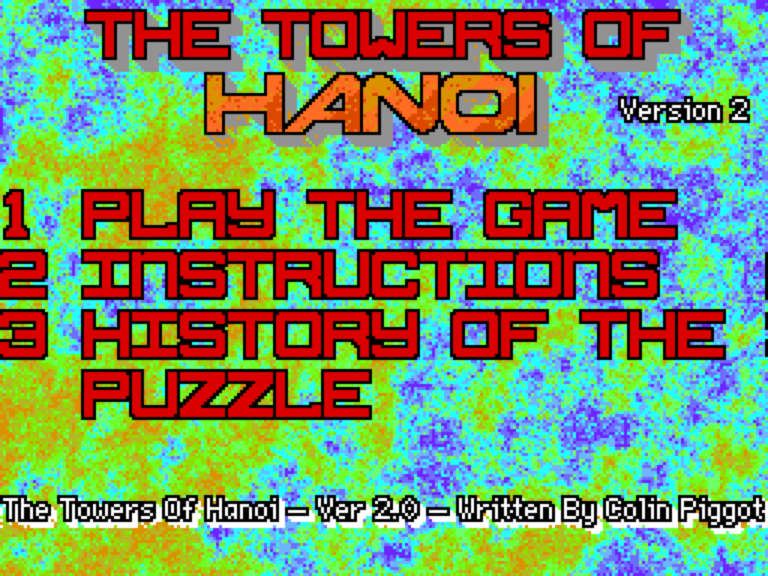 The Towers of Hanoi