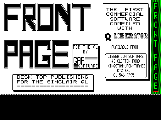 Front Page v1.05