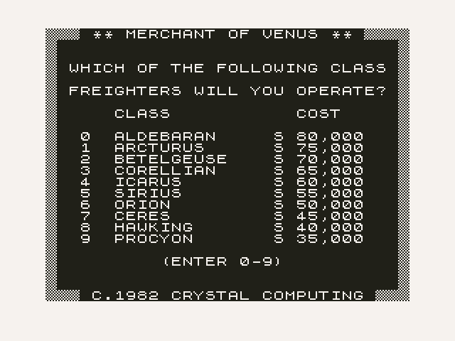 Merchant Of Venus