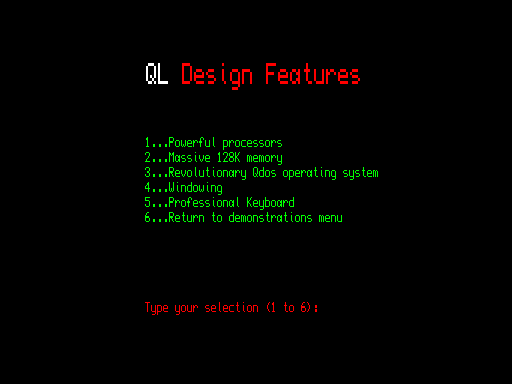 QL Demonstration Program