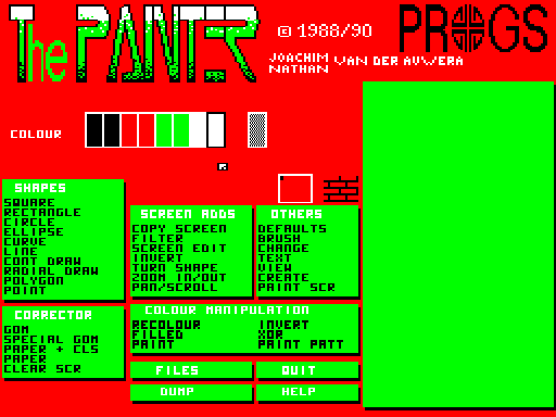 PAINTER v4.04, The