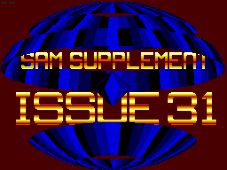Sam Supplement Magazine Issue 31