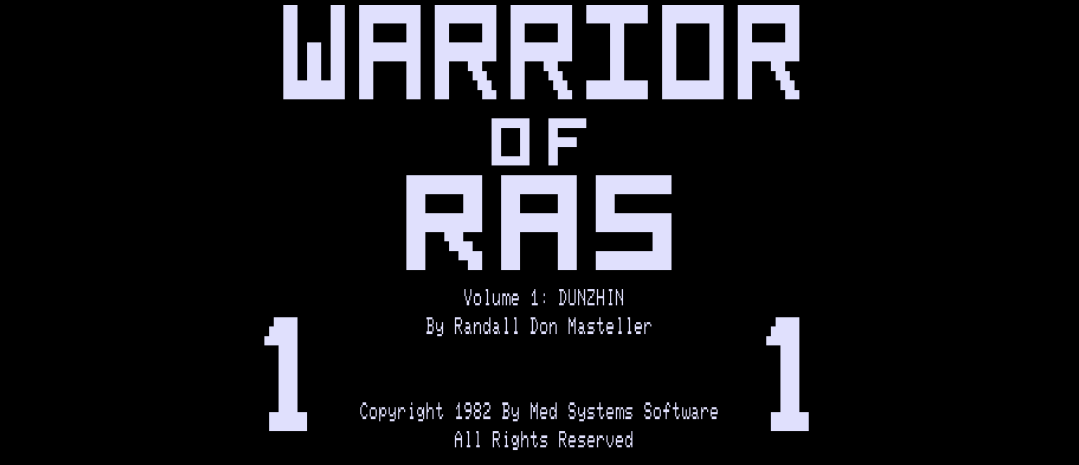 Warrior of Ras Volume 1 Dunzhin