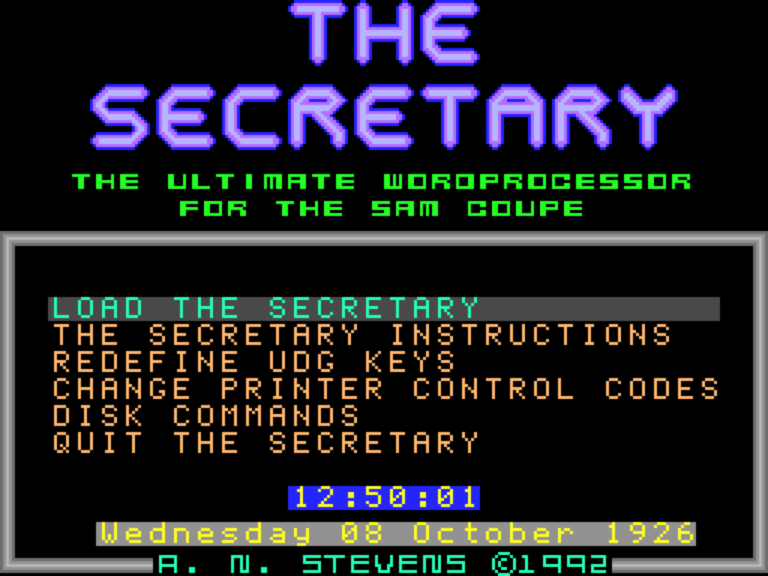 Secretary Word Processor, The