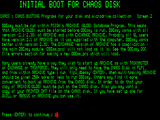 CHAOS BUSTERS v1.3