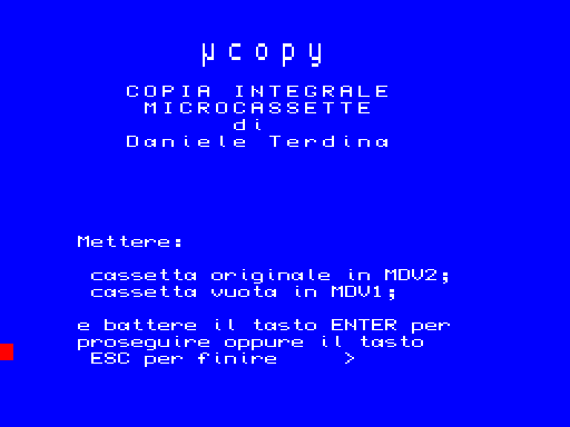 mcopy - Italian (PD-F)