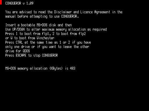 PC CONQUEROR v1.09