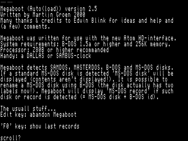 B-DOS V1.7J