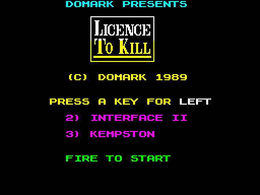 License To Kill
