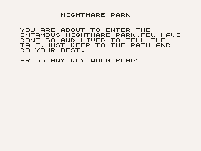 Nightmare Park