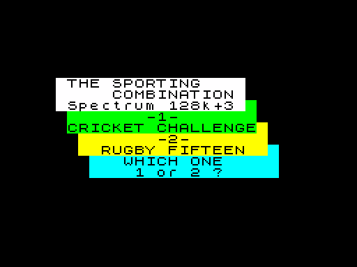The Sporting Combination