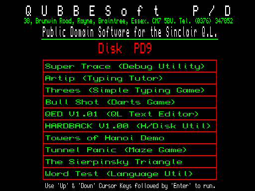 QUBBESoft P-D Disk PD9 (PD-F)