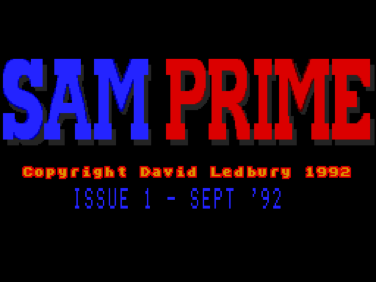 Sam Prime Issue 1