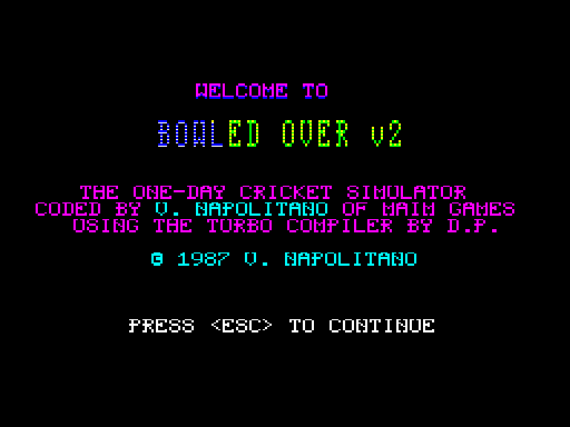 Bowled Over v2
