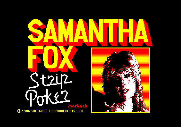 Samantha Fox Strip Poker