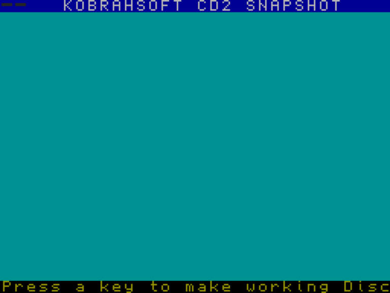 Sam CD2 Utility