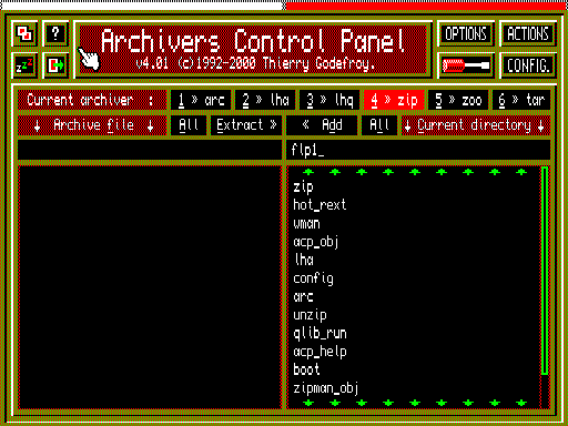 Archivers Control Panel v4.01