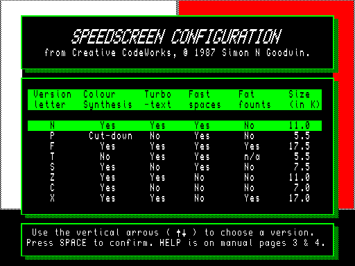 SPEEDSCREEN v1.23 (5178)