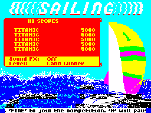 Sailing