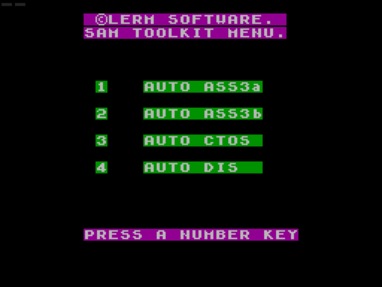 Sam Toolkit 1