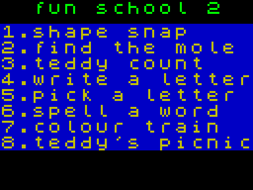 Fun School 2 Under 5s