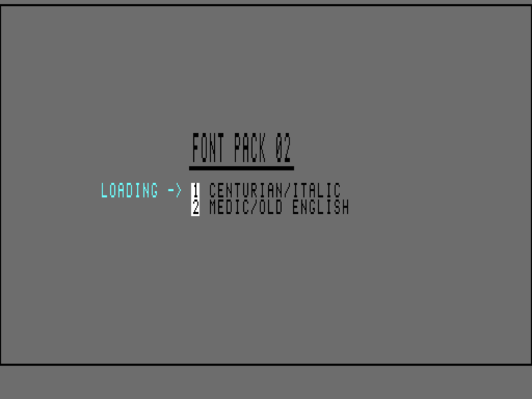 Font Pack 02