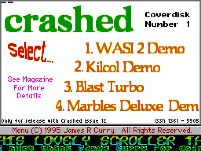 Crashed Cover Disk 1