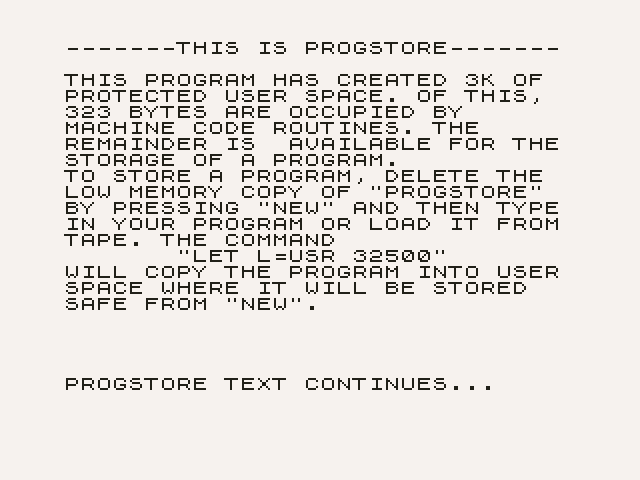 Progstore