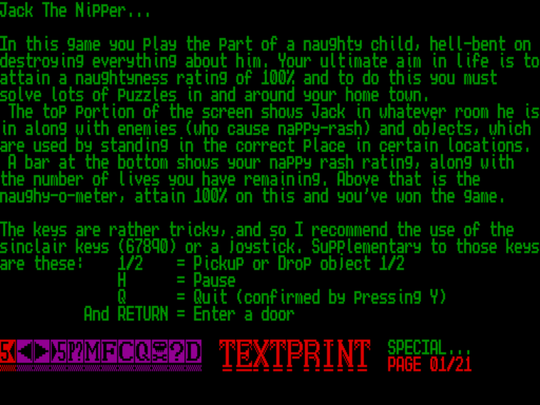 Speccy Classics Disk 1 Those Pesky Kids