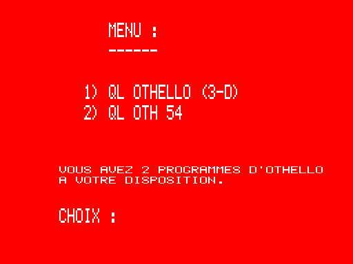 QL Othello - french