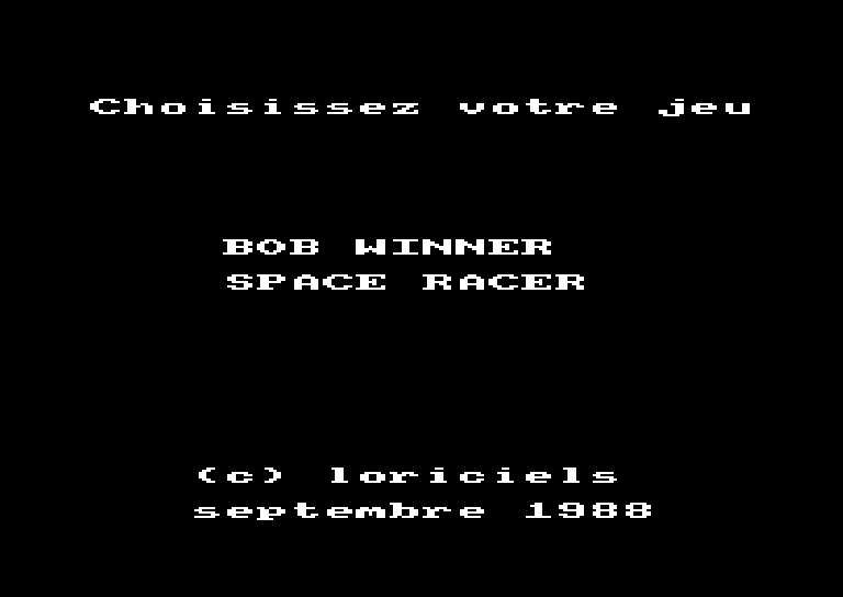Duo Pack - Space Racer + Bob Winner Side A