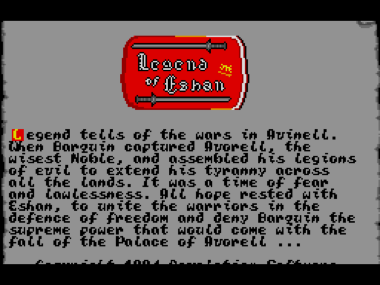 Legend Of Eshan