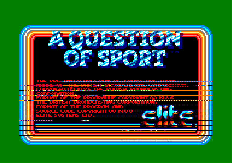A Question of Sport