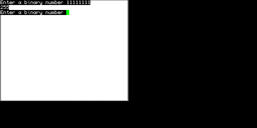 Binary Conversion — BIN