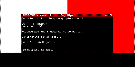BogoMips 1.5 per QDOS/SMS