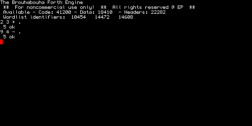 Brouhabouha Forth 1.92 — Ewald Pfau