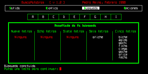 BuscaPalabras 1.2 — Pedro Reina