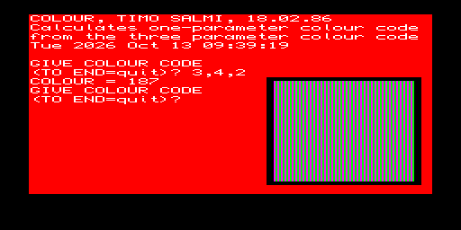 Colour — Timo Salmi