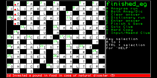 QL Crossword · Quality Leader Software
