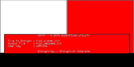 CRYPT — utility BCPL, 1985