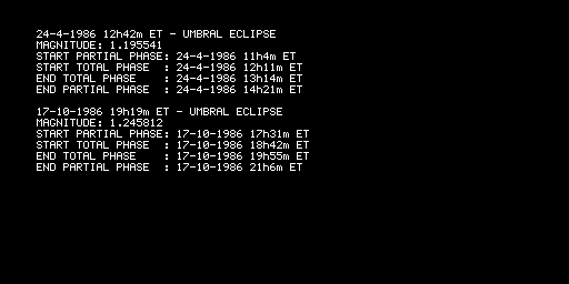 Lunar Eclipses — Jan Bredenbeek