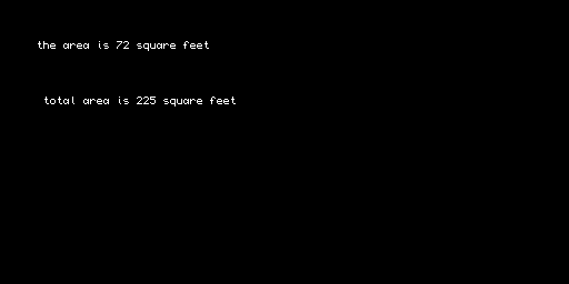 NSProg4 — area di cinque stanze