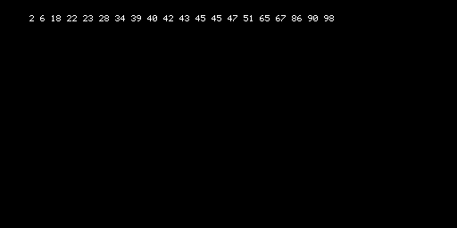 NumSort — ordinamento numerico