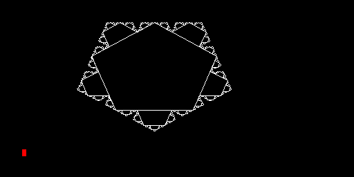 Pentagon — frattale pentagonale