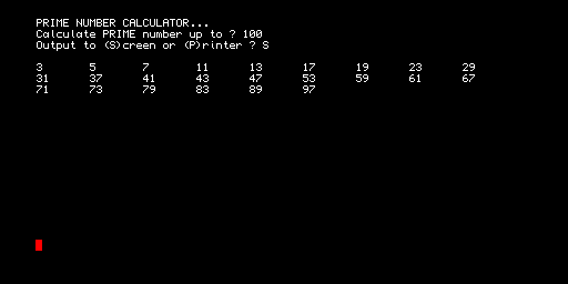 Prime Number Generator — Keener