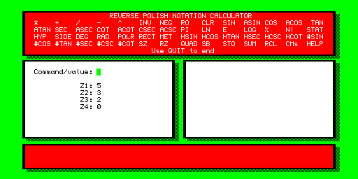 Reverse Polish Calculator · Peter Lauridsen