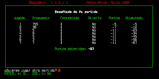 Segundero 2.1 — Pedro Reina
